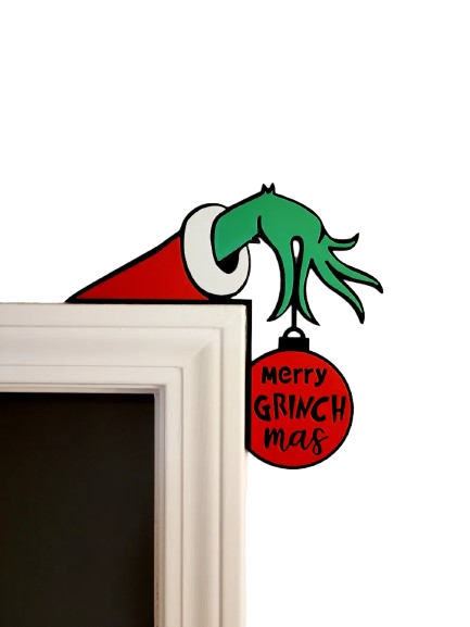 Merry Grinchmas Door Corner