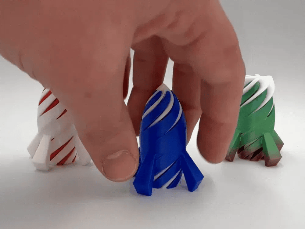 Rocket Impossible Spiral Passthrough Fidget