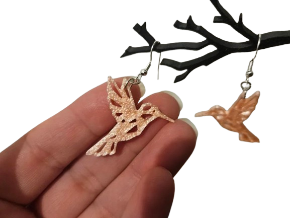 Hummingbird earrings