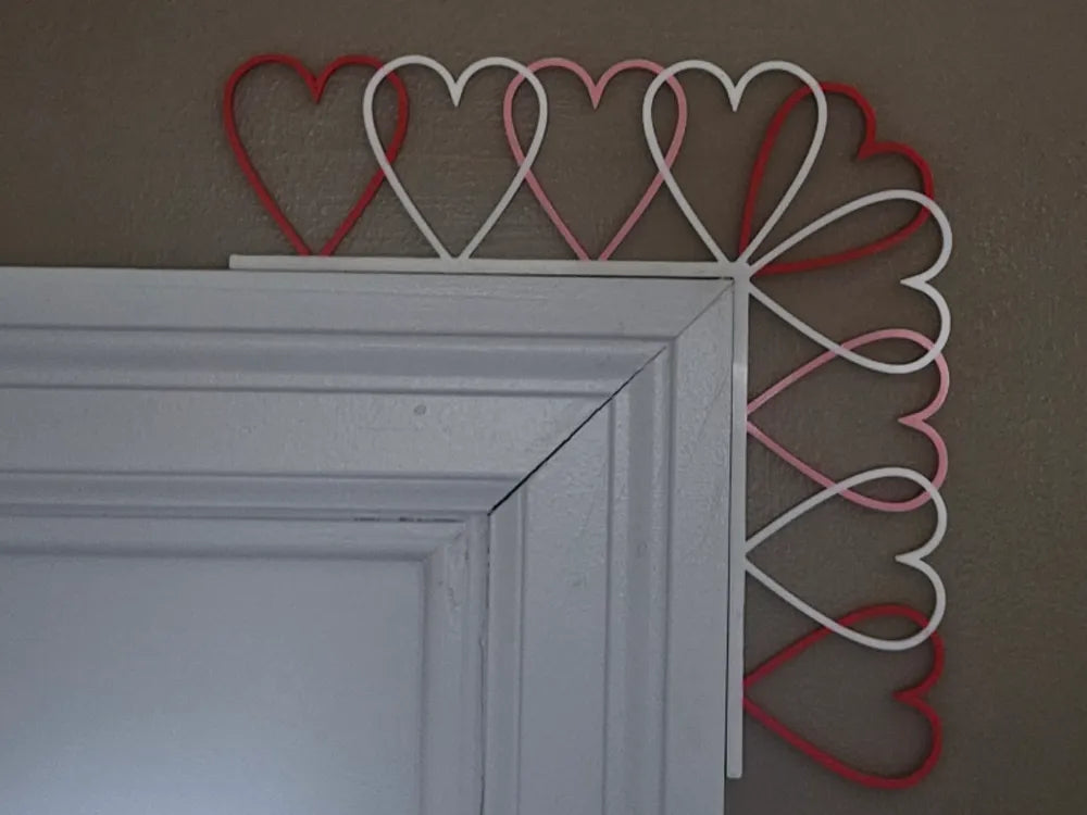 Valentine Door Corner - All Hearts
