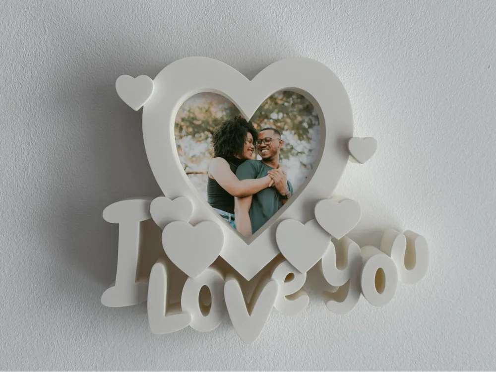 Valentine's Day "I Love You" Photo Frame