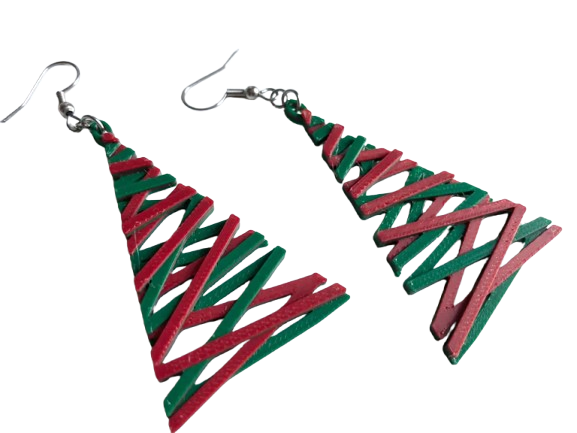 Crisscross Tree Earrings