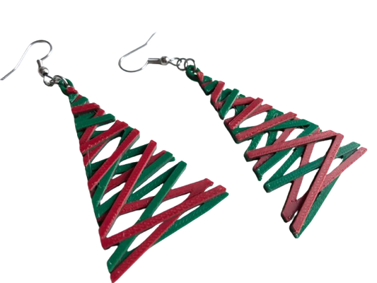 Crisscross Tree Earrings