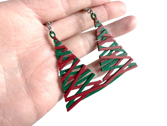 Crisscross Tree Earrings