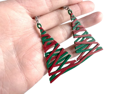 Crisscross Tree Earrings