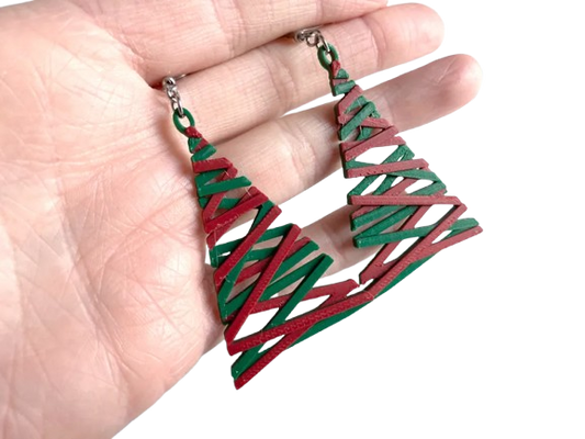Crisscross Tree Earrings