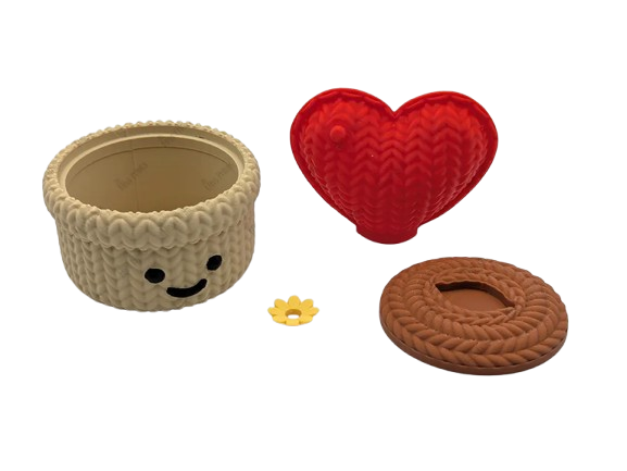 Knitted Love Cactus Pot