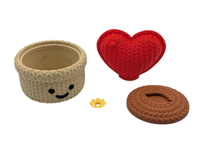 Knitted Love Cactus Pot