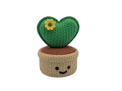 Knitted Love Cactus Pot