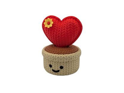 Knitted Love Cactus Pot