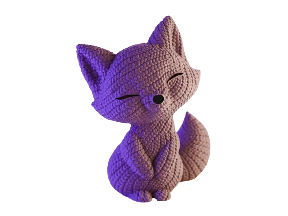 Knitted Cute Fox