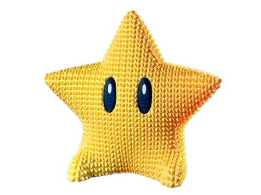 Cute Knitted Super Mario Super Star