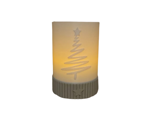 Christmas Tree LED Tealight Holder Lantern