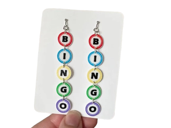 Bingo Earrings
