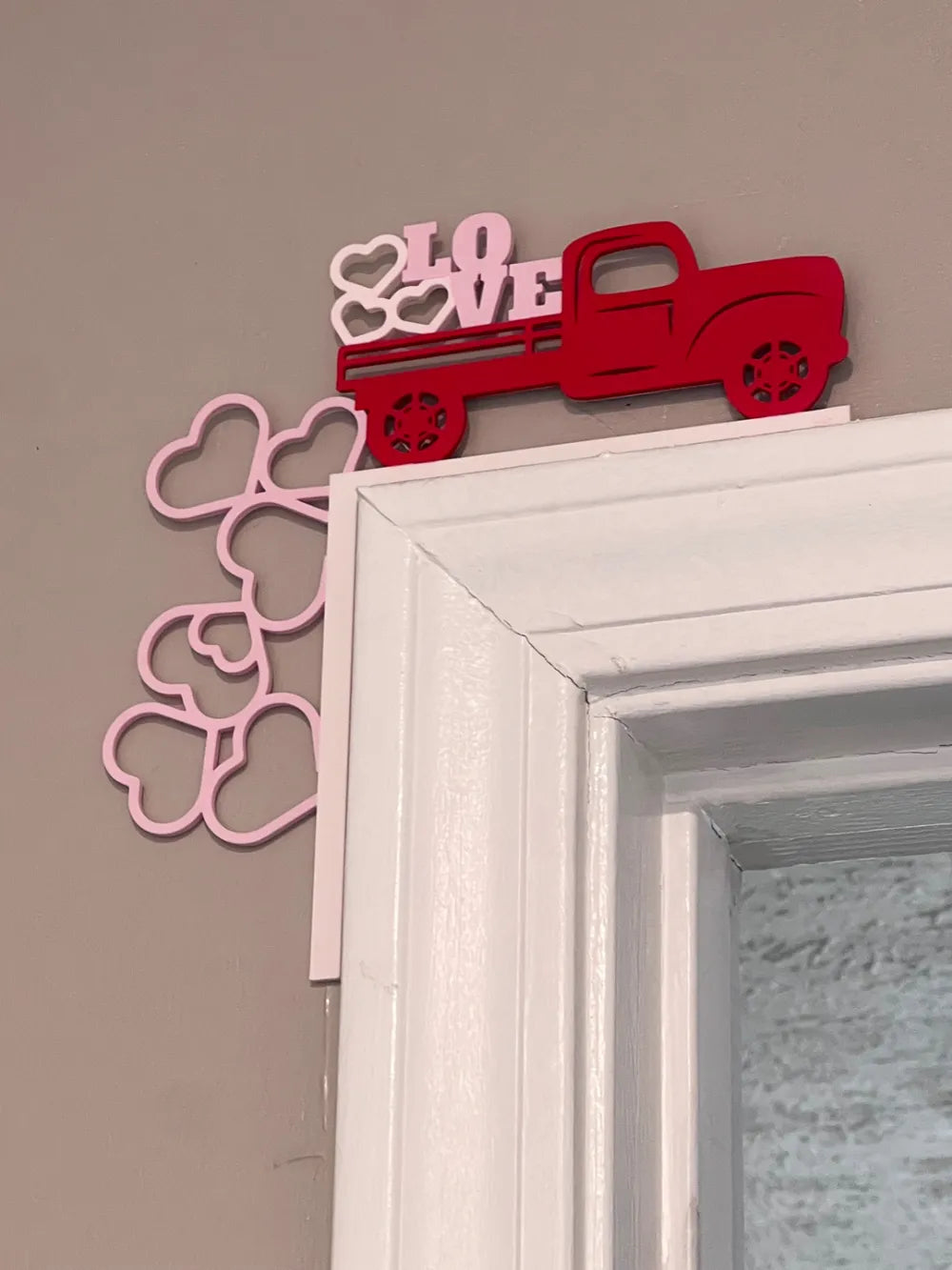 Truck Valentines Door Corner