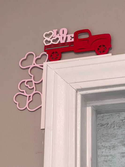 Truck Valentines Door Corner